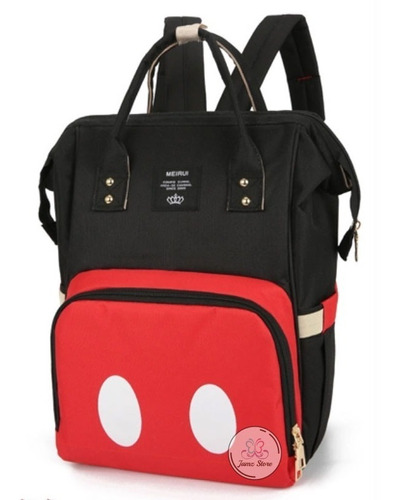 Mochila Maternal Bolso Pañalera Mickey Mouse - Varios Colore