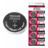 Pack De 5 Pilas Modelo Cr 2032 Cr2032 3v Tipo Boton Maxell