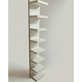 Zapateros Torre Flotante 180cm (8 Estantes) Blanco