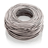 Cabo Rede Cat5e Branco Rolo 200m Cat5-e Cat-5e Utp Lan Net