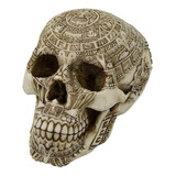 Pacific Giftware Aztec Meso America Skull Grabado Con Aztec 