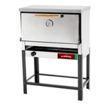 Horno Pizzero 6 Moldes Gauchito Acero Inox Sol Real