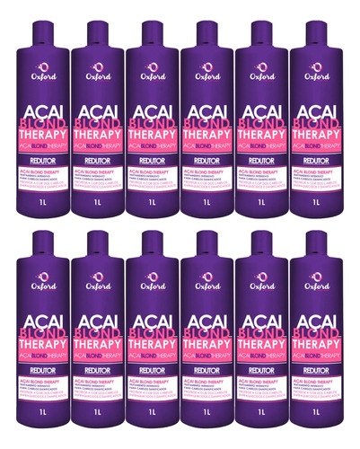 12 Progressivas Matizador Açai Blond Profissional - Atacado