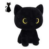 Juguete De Peluche Gato Negro Suave Divertido Para Niños