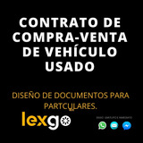Contrato De Compra-venta De Vehículo Usado + Asesoría Online
