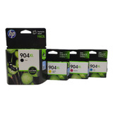 Kit 4 Cartuchos De Tinta 904xl Original Hp 6970