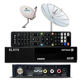 Receptor  Parabolica Elsys Sat Max 5 Hdmi Globo Sat Nfe Gr