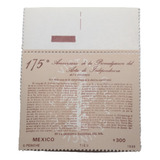 Timbre Postal 175 Aniversario Promulgación Independencia 