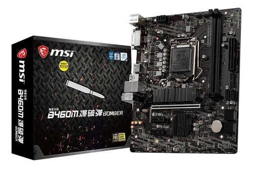 Placa Madre Msi B460m Bomber + Intel Core I3 10100f
