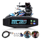 Velocímetro Lcd Digital Miniatura Para Motocicleta Con Led