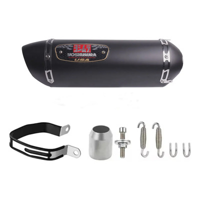 Tubo De Escape Deportivo Para Moto Honda Yamaha Ktm Negro