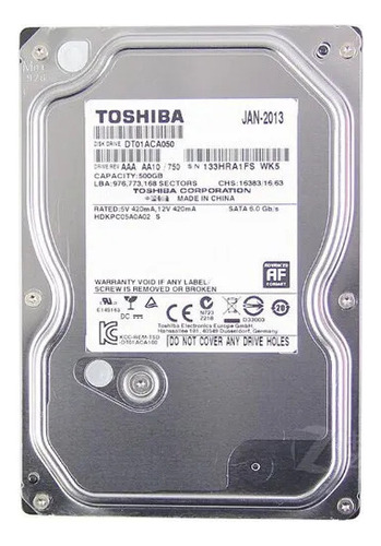 Disco Rígido Toshiba Dt01aca050 500gb (reacondicionado)