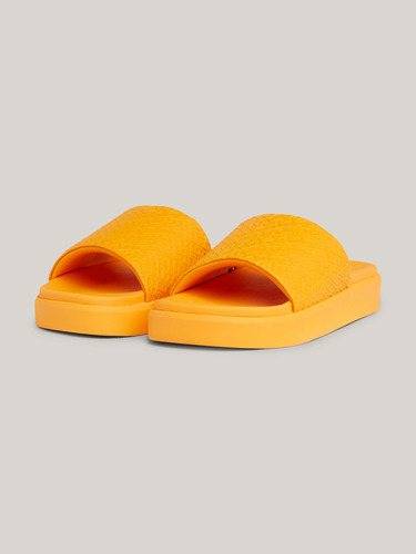 Sandalias Amarillas Con Plataforma Tommy Hilfiger Mujer