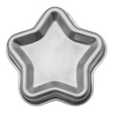 Forma Bolo Ballerine Estrela Natal (17,5x4,5cm - P) Alumínio