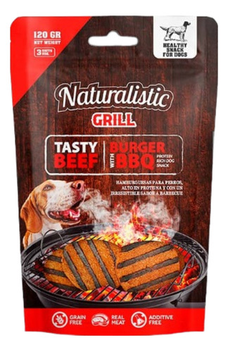 Naturalistic Tasty Beef Burger Bbq 220 Grs