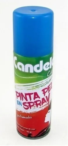 Aerosol Spray Pelo Pintura Tintura Color Cotillon Lavable 