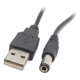 Jser Usb 2.0a Tipo Macho A 5,5x 2,5mm Dc 5v Power Plug Barri