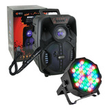 Kit X3 Unidades Parlante Control + Microfono + Proton 36 Led