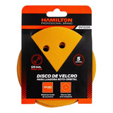 5 Disco Lijas Velcro Lijadora Roto Orbital Hamilton 125mm Dv Cantidad De Granos 320