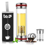 14 Oz Vaso De Té Colador Botella De Infusión Vaso De ...