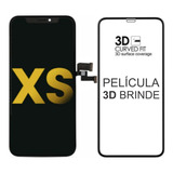 Display iPhone XS Oled + Pelicula 3d Brinde