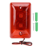 Alarma Con Cable, Luz Estroboscópica, 12 V, Sonido, Sirena P