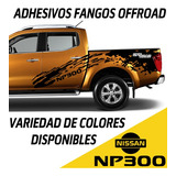 Sticker Adhesivo Np300 Fangos Laterales