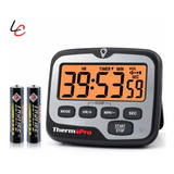 Reloj Digital Temporizador Cocina Thermopro Tm01 + Baterías!