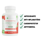 Astaxantina 6mg 60 Cáps Astaxanthin Poderoso Antioxidante Sabor Validade:31/07/2022