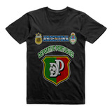 Remera Infantil Negra Deportivo Portugues Comodoro Rivadavia