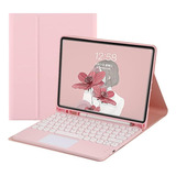 Funda C/teclado Henghui Para iPad Air 5g/4g 10.9in Slim/pink