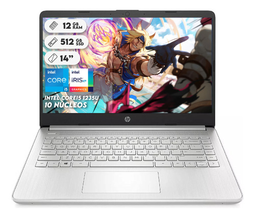 Portatil Hp 12ava Gen Intel I5 1235u Ram 12gb Ssd 512gb