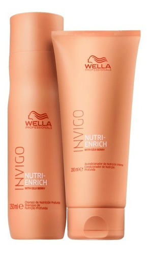 Kit Wella  Nutri Enrich Shampoo 250ml + Condicionador  200ml