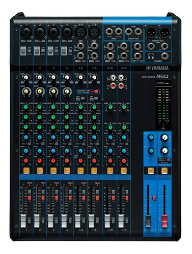 Consola Yamaha Profesional De 12 Canales Phantom Mg12 Cuotas