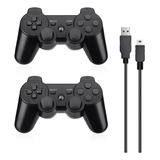 Powerextra Wireless Controller Compatible With Ps-3, 2 Pack