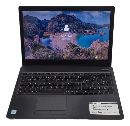 Notebook Vaio Fit 15s Intel Core I5 8gb Ssd 240gb C/ Nf
