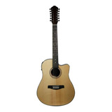 Docerola Guitarra Natural Electroacust 12 Cuerdas Tx-1200ceq