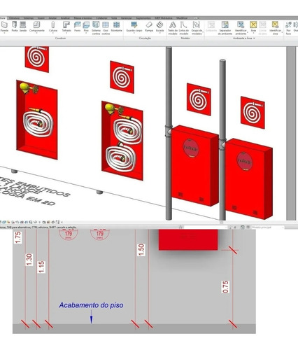 Revit Template Ppci Bombeiros + Dynamo + Orientação 2021