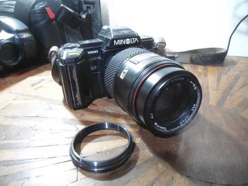 Maquina Fotog. Minolta 7000 + Lente Tokina 70-210 -no Estado