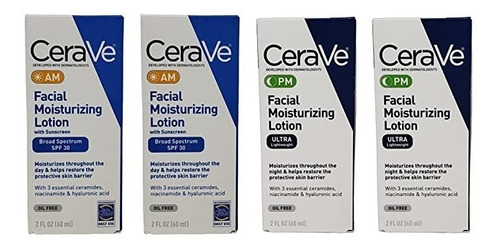 Kit Cerave Loción Hidratante Am-pm 4pack