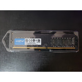 Ram Ddr4 8gb Crucial 2666 2400 2133 Black Desktop Pc Nuevas