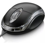 Mouse Óptico Com Fio 3 Botões Usb 1200dpi Pc E Notebook Novo