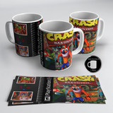 Taza Blanca 11 Oz / Ps1 Crash Bandicot , M01 (1 Pz)