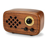 Rerii Handmade Walnut Wood Altavoz Portatil Bluetooth Blueto