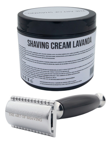 The Art Of Shaving Kit Crema De Afeitado Lavanda Rastrillo 