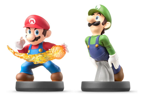 Dupla De Amiibo Mario E Luigi - Smash Bros