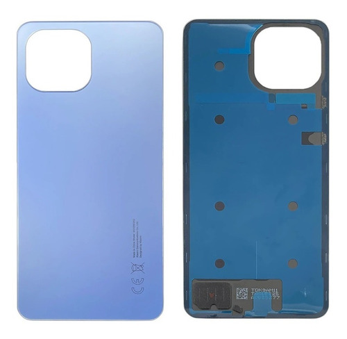 Tapa Trasera Vidrio Para Xiaomi Mi 11 Lite Azul Violeta