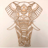 Mandala Mdf Cru 90 Cm 3mm - Elefante