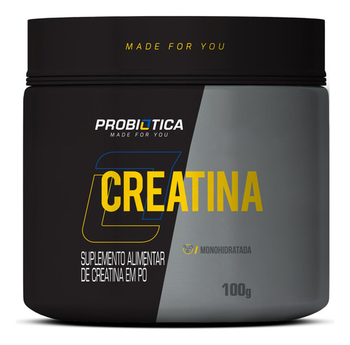 Creatina Pura Pote 100g - Probiotica