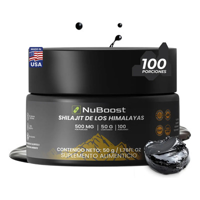 Nuboost Shilajit Puro Del Himalaya 50g De Resina Sabor Sin Sabor | Meses sin interés